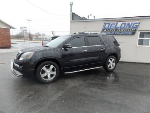 2012 GMC Acadia for sale at DeLong Auto Group in Tipton IN