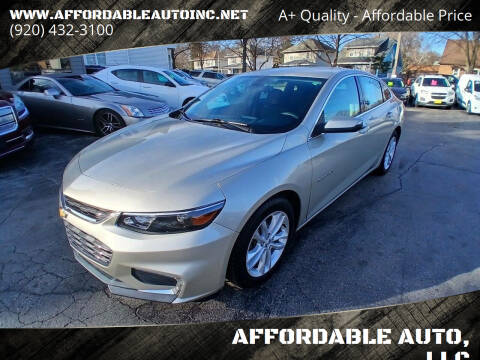 2016 Chevrolet Malibu for sale at AFFORDABLE AUTO, LLC in Green Bay WI