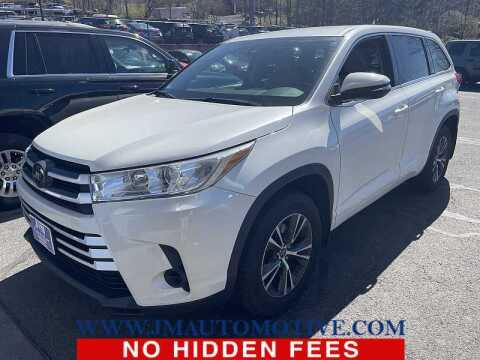2018 Toyota Highlander for sale at J & M Automotive in Naugatuck CT