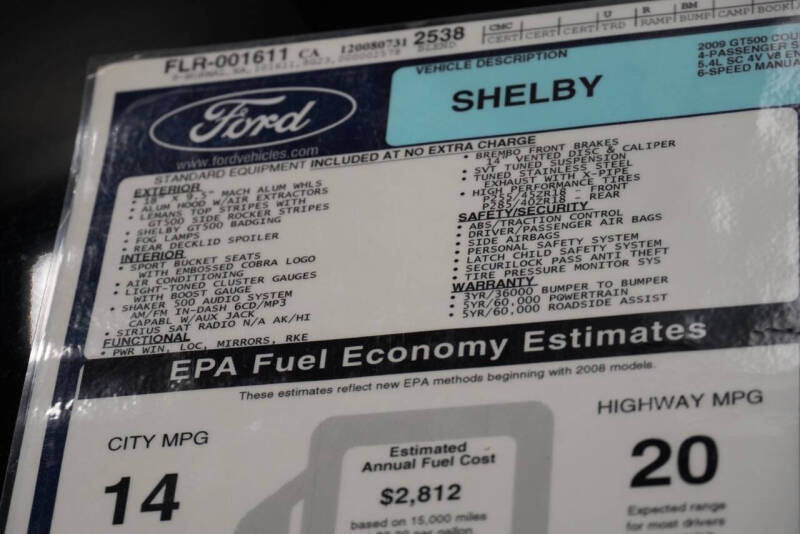 2009 Ford Shelby GT500