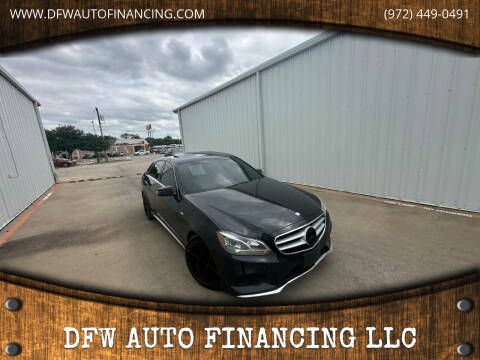 2014 Mercedes-Benz E-Class for sale at DFW AUTO FINANCING LLC in Dallas TX