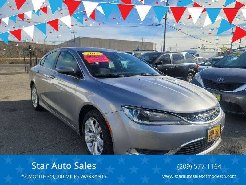 2015 Chrysler 200 for sale at Star Auto Sales in Modesto CA