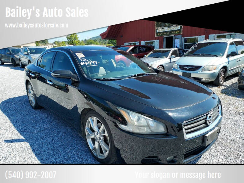 2012 Nissan Maxima for sale at Bailey's Auto Sales in Cloverdale VA