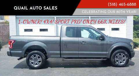 2017 Ford F-150 for sale at Quail Auto Sales in Albany NY