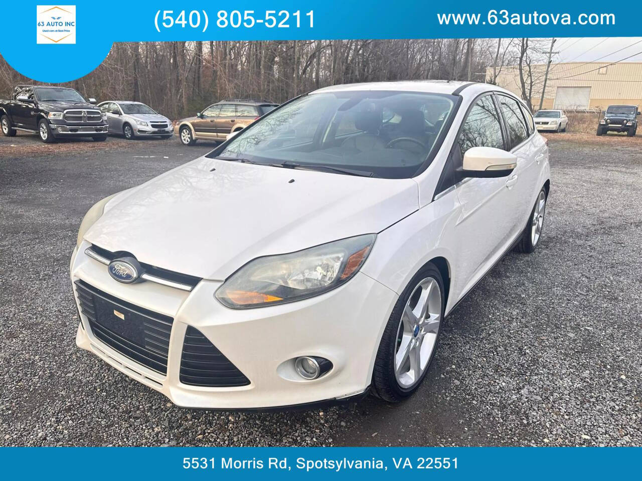 2012 Ford Focus for sale at 63 Auto Inc in Spotsylvania, VA