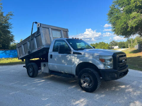 2015 Ford F-350 SRW 4WD DUMP TRUCK for sale at S & N AUTO LOCATORS INC in Lake Placid FL