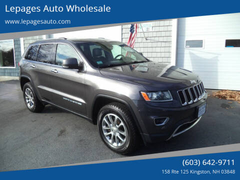 2014 Jeep Grand Cherokee for sale at Lepages Auto Wholesale in Kingston NH