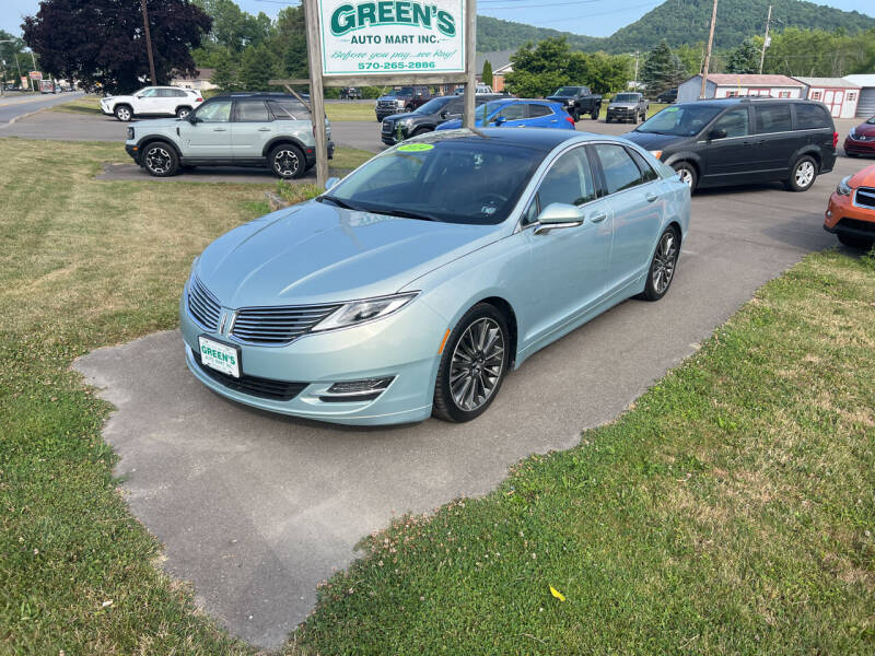 2014 Lincoln MKZ Hybrid for sale at Greens Auto Mart Inc. in Towanda PA