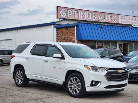 2020 Chevrolet Traverse for sale at Optimus Auto in Omaha NE