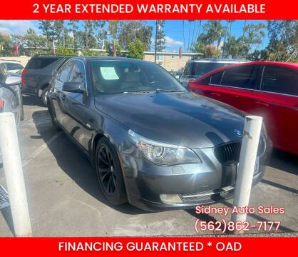 2009 BMW 5 Series for sale at Sidney Auto Sales in Downey CA