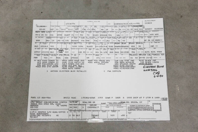 1990 Chevrolet Corvette