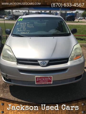2004 Toyota Sienna for sale at Jackson Used Cars in Forrest City AR