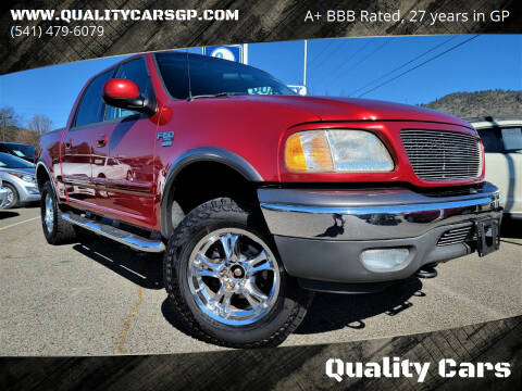 2003 Ford F-150 for sale at Quality Cars in Grants Pass OR