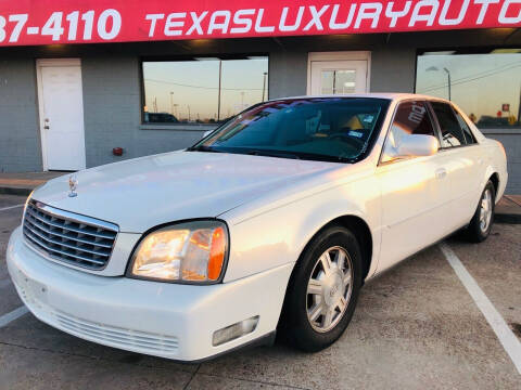 2005 Cadillac DeVille for sale at Texas Luxury Auto in Cedar Hill TX