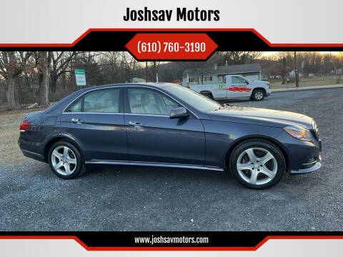 2015 Mercedes-Benz E-Class for sale at Joshsav Motors in Walnutport PA