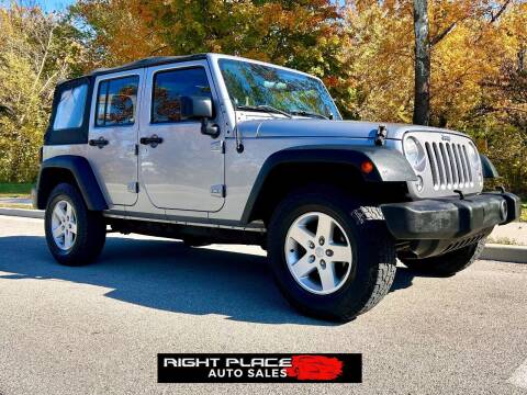 2014 Jeep Wrangler Unlimited for sale at Right Place Auto Sales LLC in Indianapolis IN