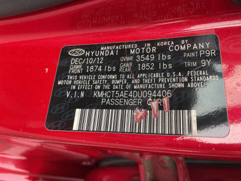 2013 Hyundai Accent GS