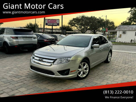 2012 Ford Fusion for sale at Giant Motor Cars in Tampa FL