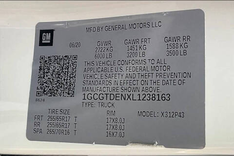 2020 Chevrolet Colorado