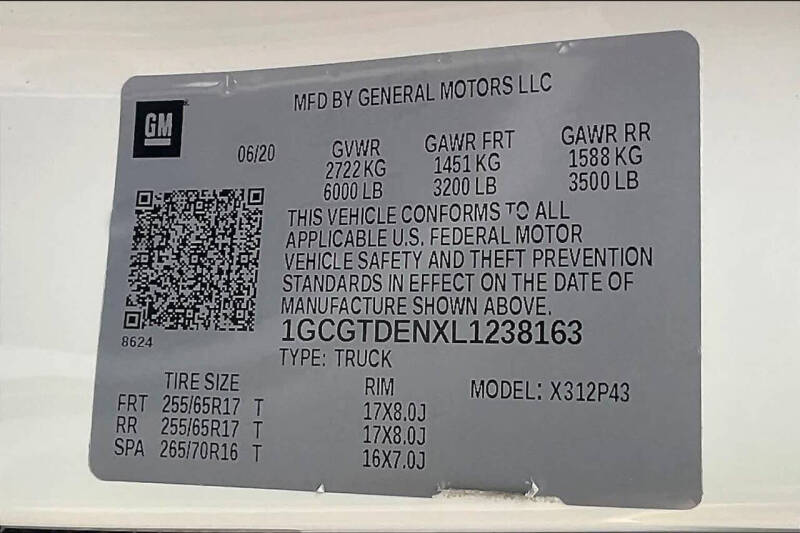 2020 Chevrolet Colorado