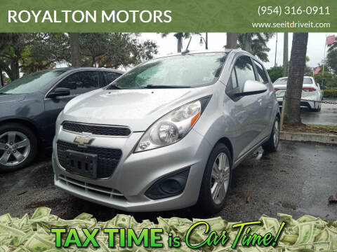 2014 Chevrolet Spark for sale at ROYALTON MOTORS in Plantation FL