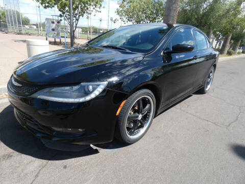 2015 Chrysler 200 for sale at J & E Auto Sales in Phoenix AZ