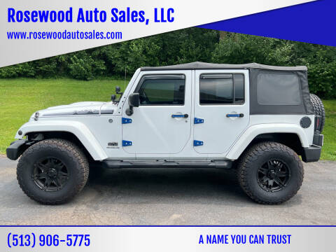 2014 Jeep Wrangler Unlimited for sale at Rosewood Auto Sales, LLC in Hamilton OH