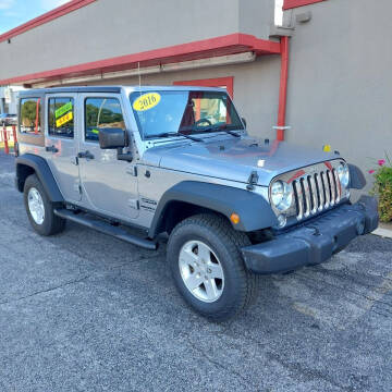 2016 Jeep Wrangler Unlimited for sale at Richardson Sales, Service & Powersports in Highland IN
