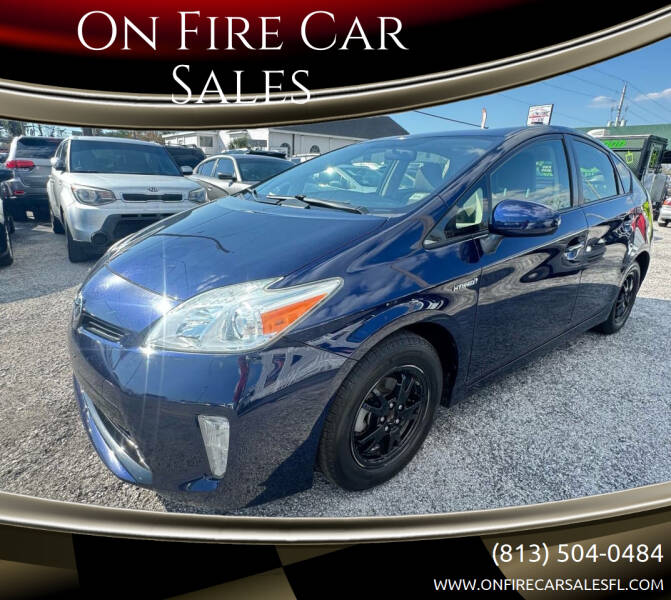 2013 Toyota Prius for sale at On Fire Car Sales in Tampa FL