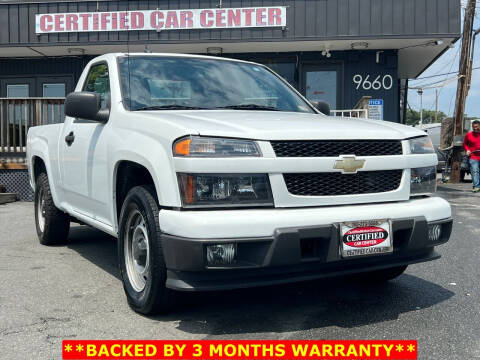 2012 Chevrolet Colorado for sale at CERTIFIED CAR CENTER in Fairfax VA