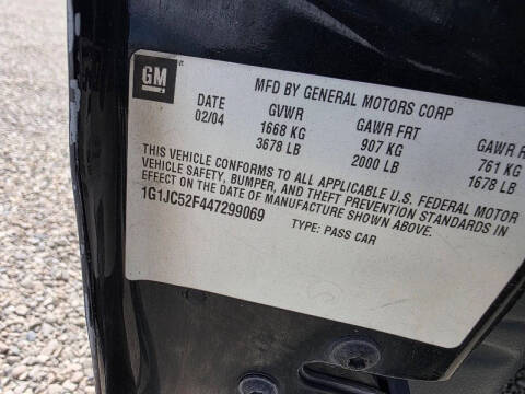 2004 Chevrolet Cavalier