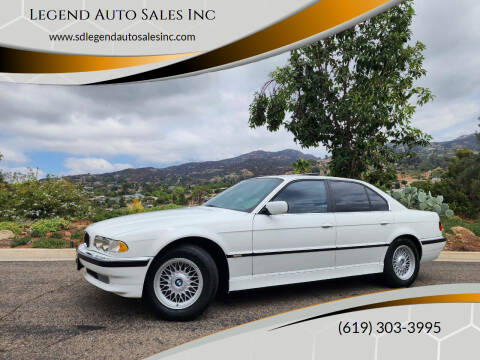 2001 BMW 7 Series for sale at Legend Auto Sales Inc in Lemon Grove CA