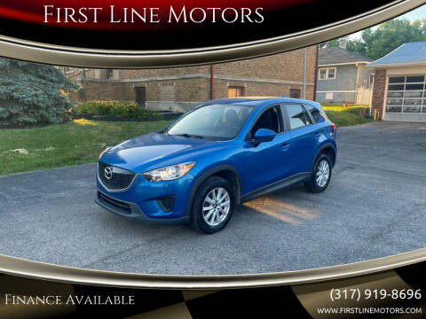 2013 Mazda CX-5 for sale at First Line Motors in Brownsburg IN