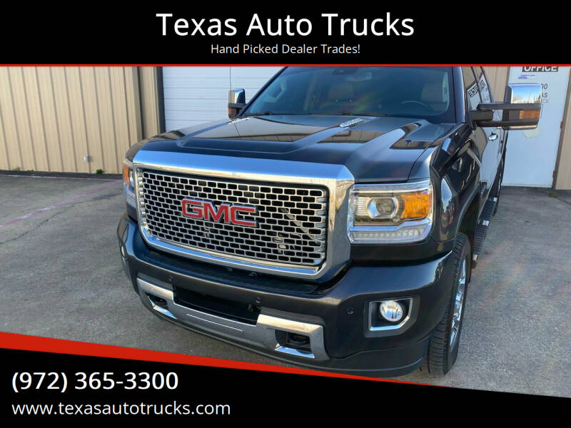 2016 GMC Sierra 2500HD for sale at Texas Auto Trucks in Wylie TX