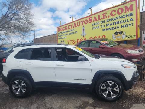 2017 Jeep Cherokee for sale at ROCKET AUTO SALES in Chicago IL