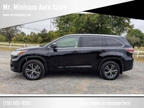 2016 Toyota Highlander for sale at Mr. Minivans Auto Sales in Brooklyn NY