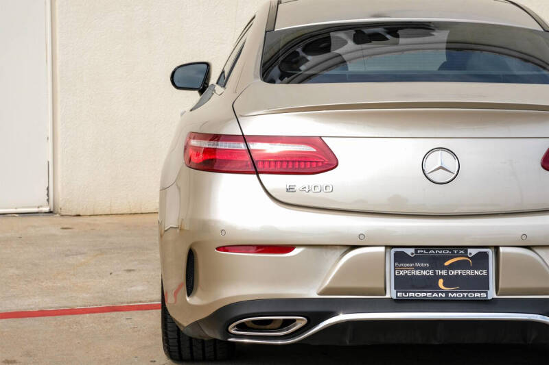 2018 Mercedes-Benz E-Class E 400