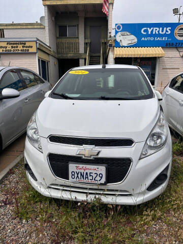 2014 Chevrolet Spark for sale at Cyrus Auto Sales in San Diego CA
