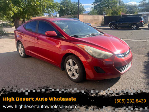 2013 Hyundai Elantra for sale at High Desert Auto Wholesale in Albuquerque NM