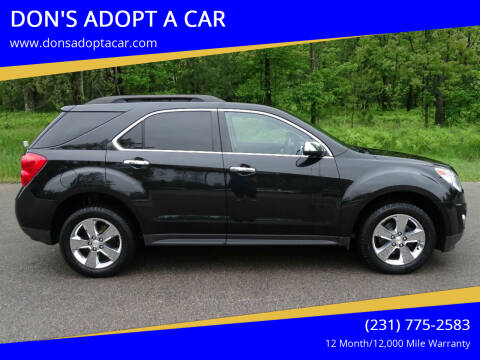 2015 Chevrolet Equinox for sale at DON'S ADOPT A CAR in Cadillac MI