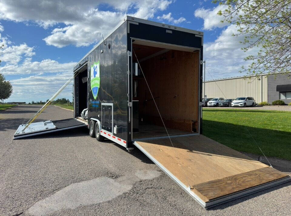 2017 ATC Golf 8.5x28 aluminum trailer for sale at Sales Ramp LLC in Elk River, MN