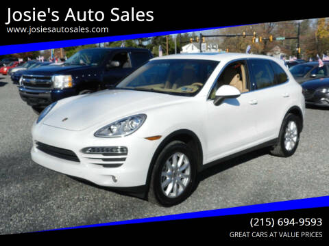 2014 Porsche Cayenne for sale at Josie's Auto Sales in Gilbertsville PA