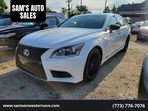 2015 Lexus LS 460 for sale at SAM'S AUTO SALES in Chicago IL