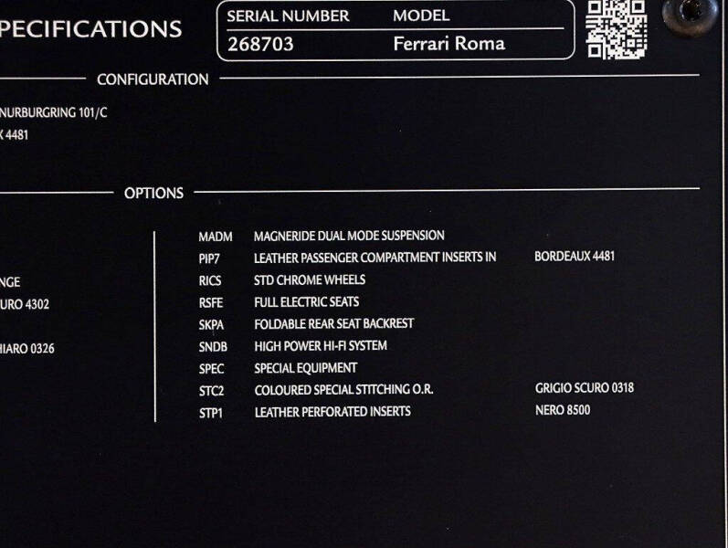 2021 Ferrari Roma