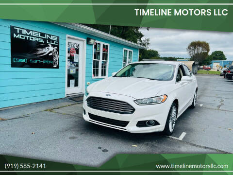 2013 Ford Fusion for sale at Timeline Motors LLC in Clayton NC