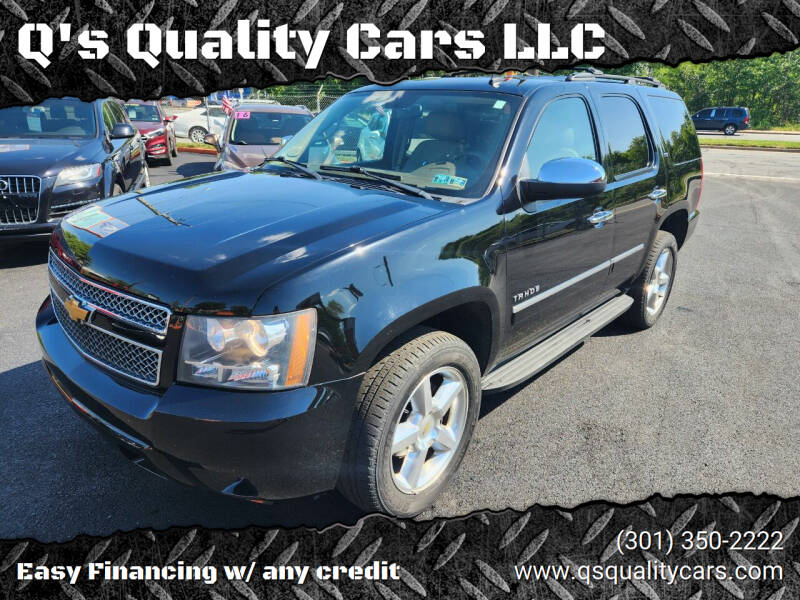 2014 Chevrolet Tahoe for sale at Q's Quality Cars LLC in Capitol Heights MD