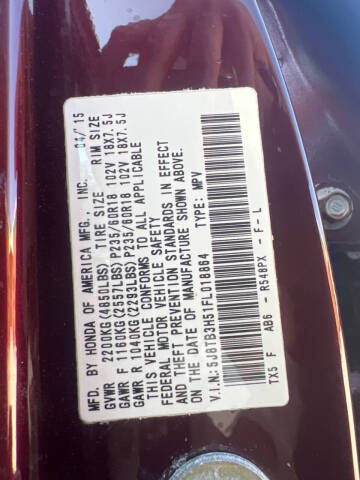 2015 Acura RDX w/Tech