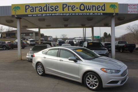 2017 Ford Fusion for sale at Paradise Pre-Owned Inc in New Castle PA