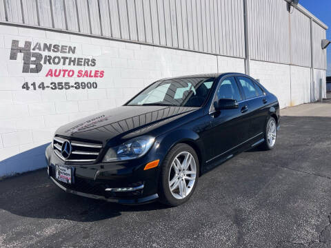 2014 Mercedes-Benz C-Class for sale at HANSEN BROTHERS AUTO SALES in Milwaukee WI