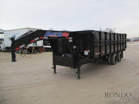 2024 Liberty Gooseneck Dump LD24K96X20B12 for sale at Rondo Truck & Trailer in Sycamore IL